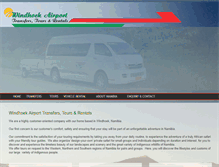Tablet Screenshot of namibiatours.com.na